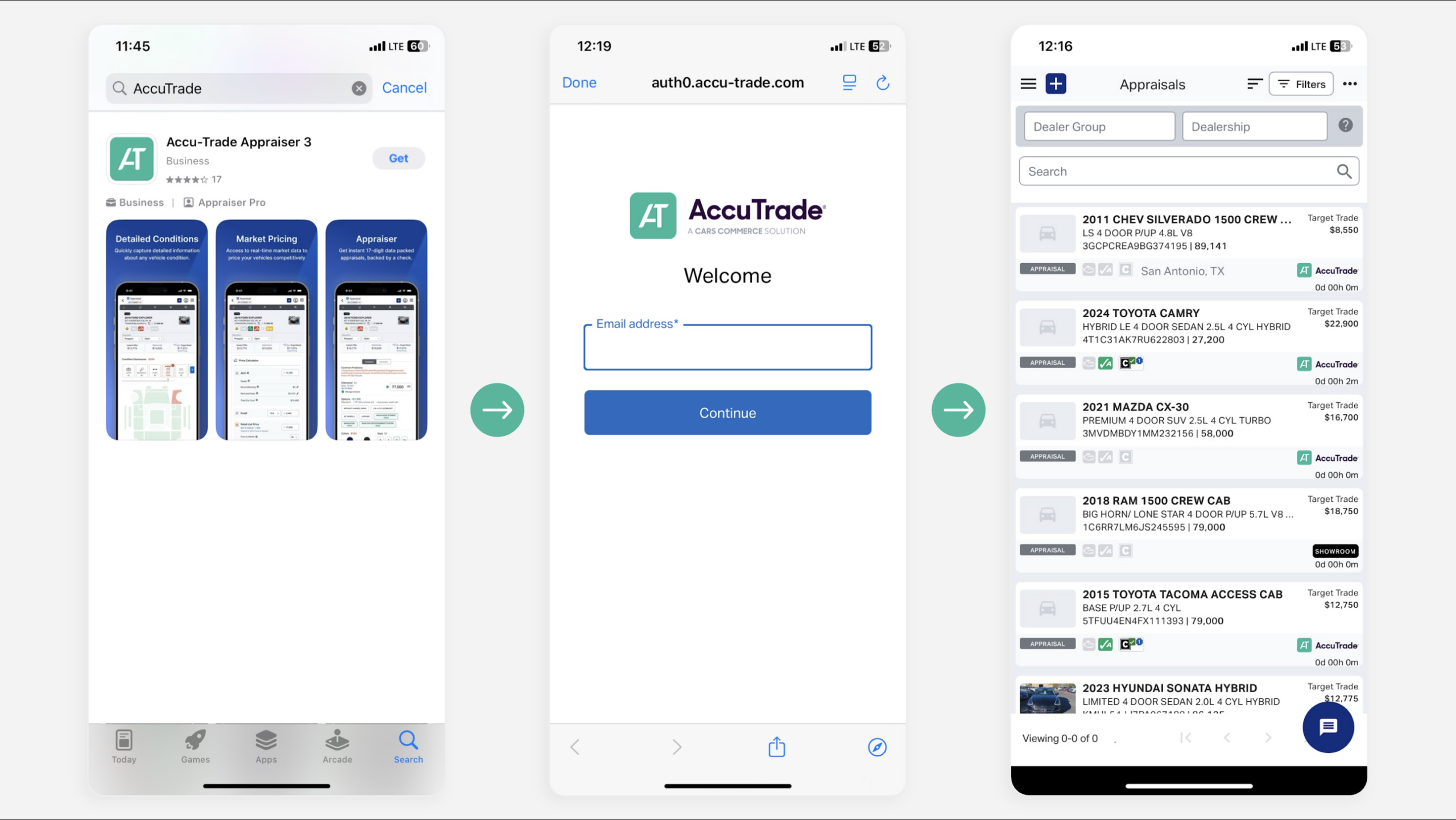 Download the AccuTrade app