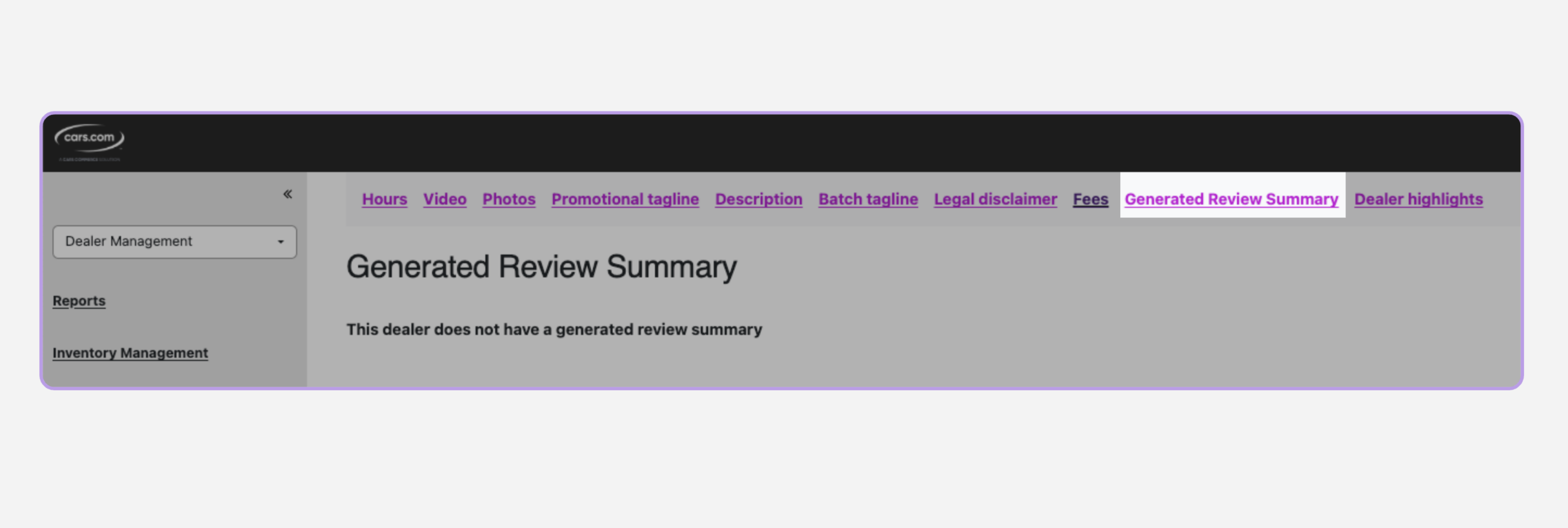 Review generated review content