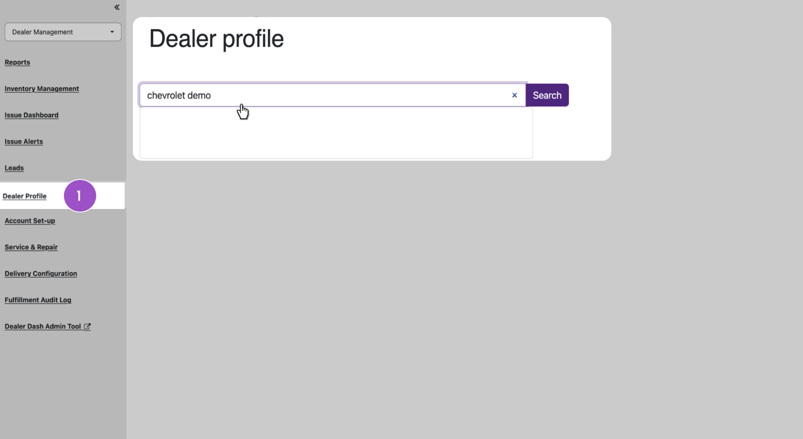 Dealer Module Dealer Profile