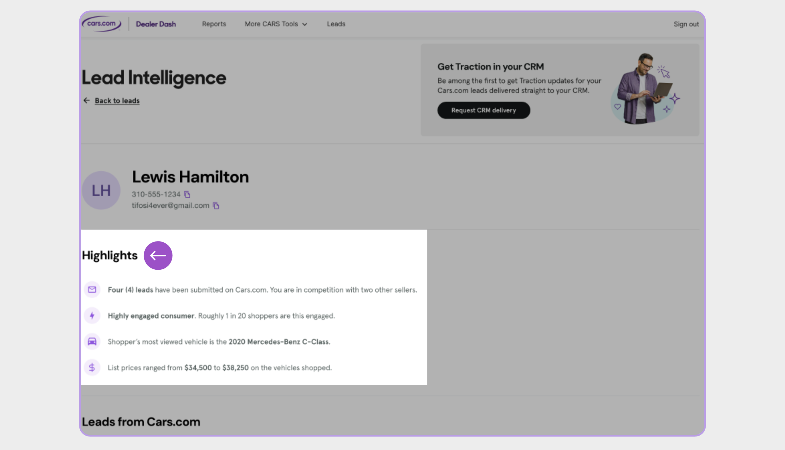 Review shopper highlights