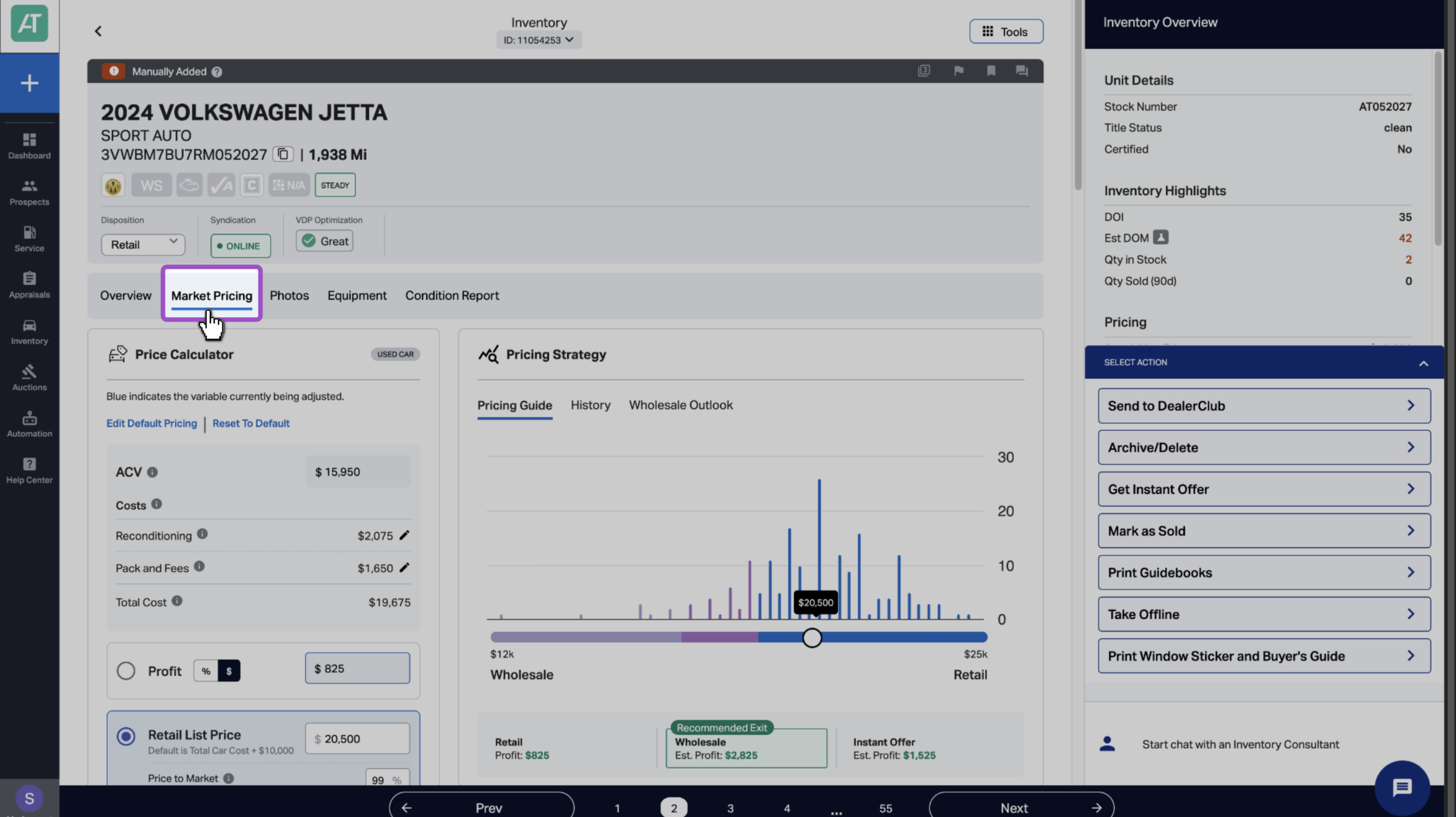 set retail list prices Select Market Pricing