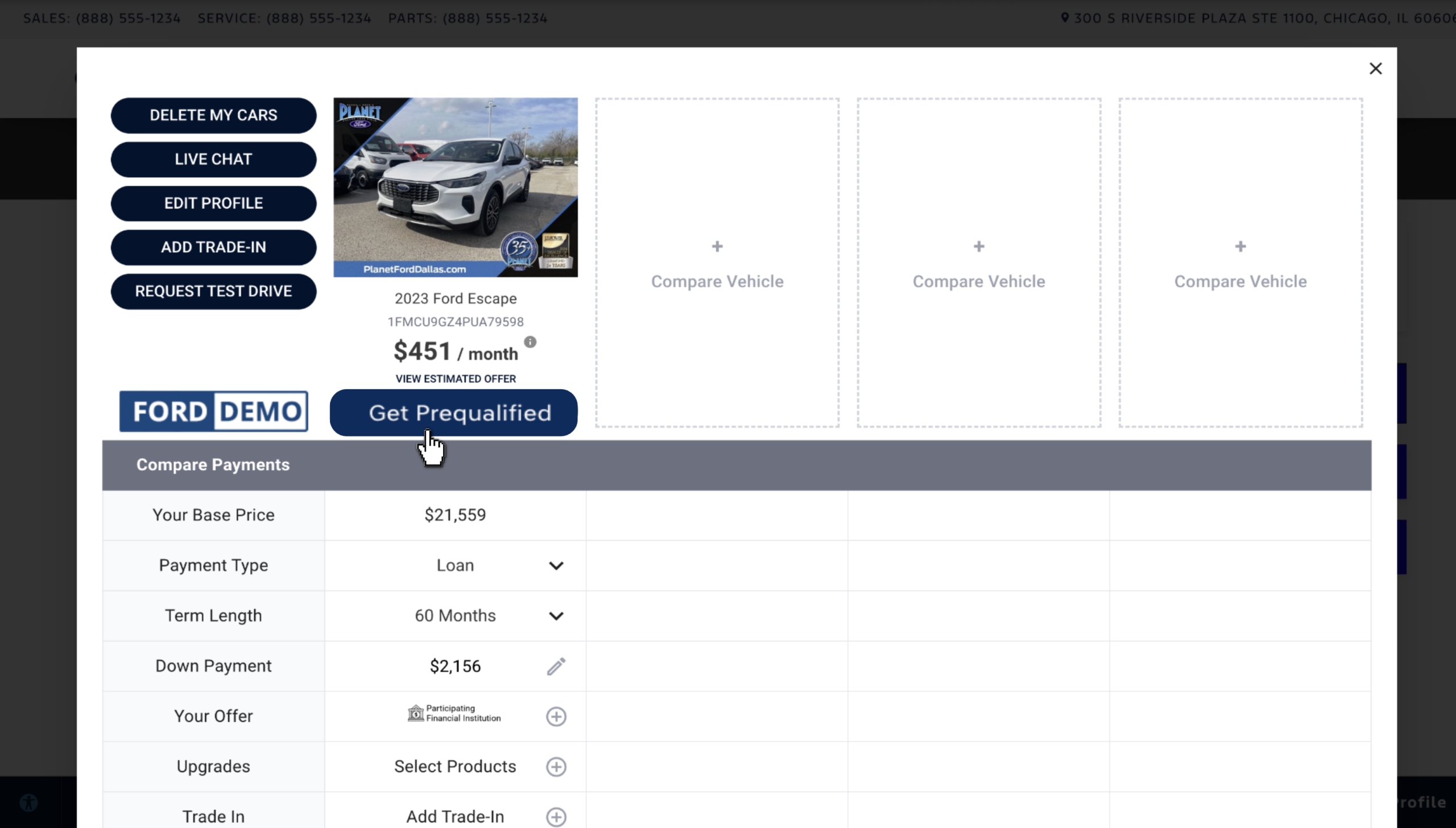 online shopper Get prequalified