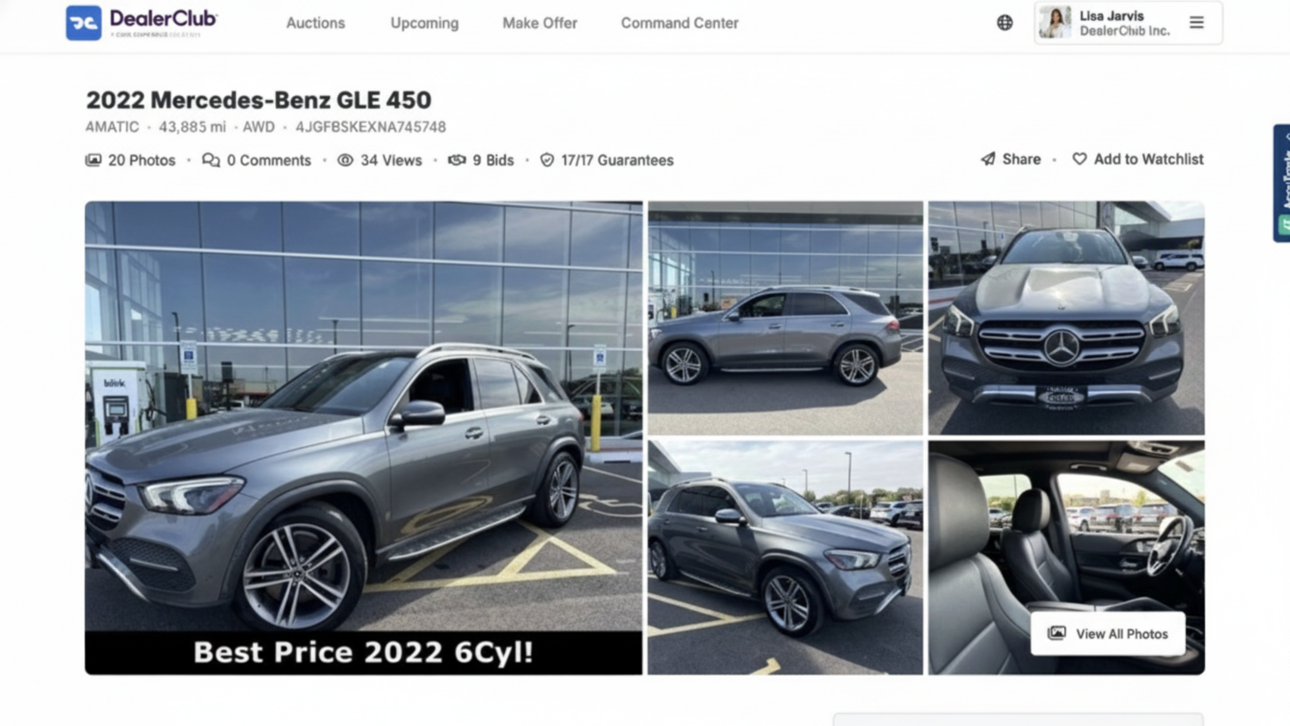 vehicle detail view dealerclub