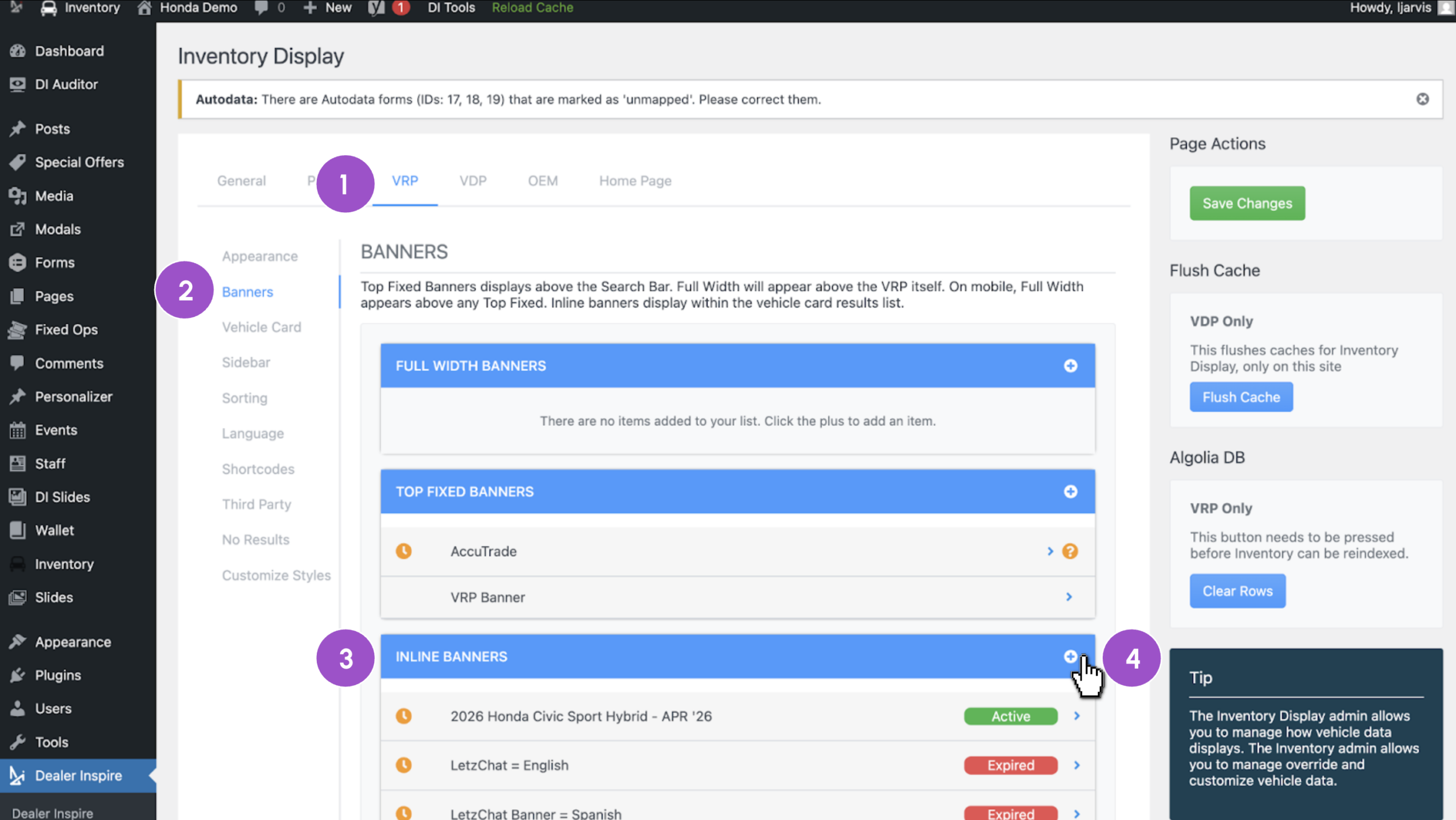 Inline banners 