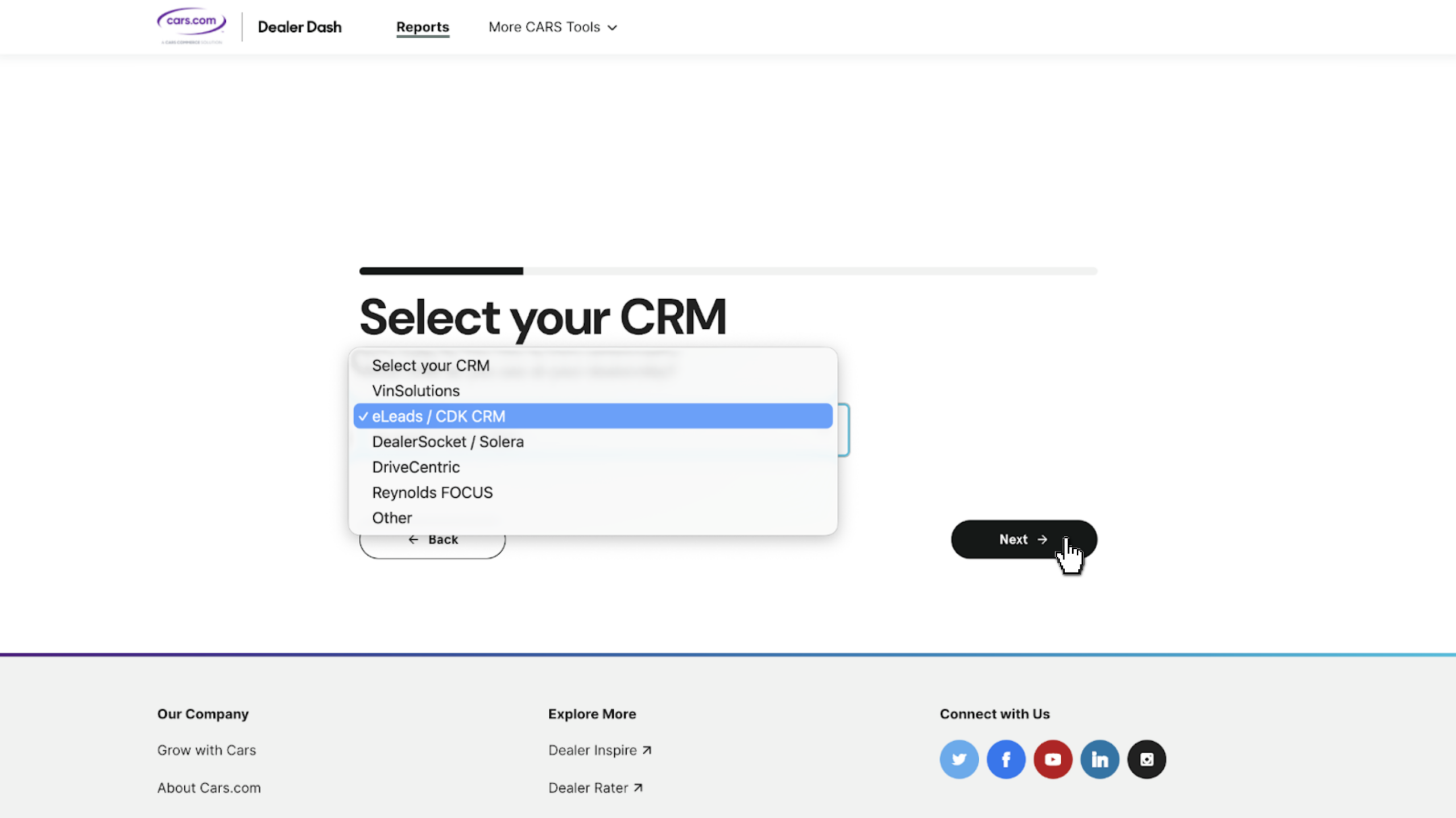 Select your crm