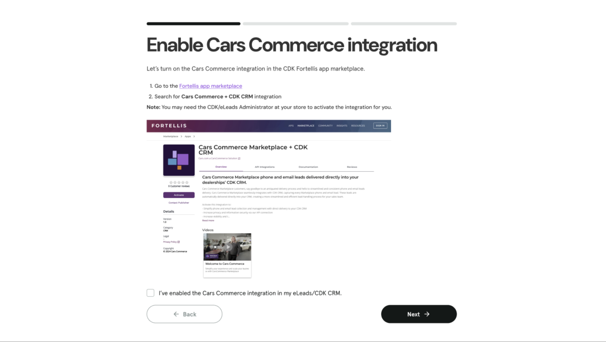 cdk integration