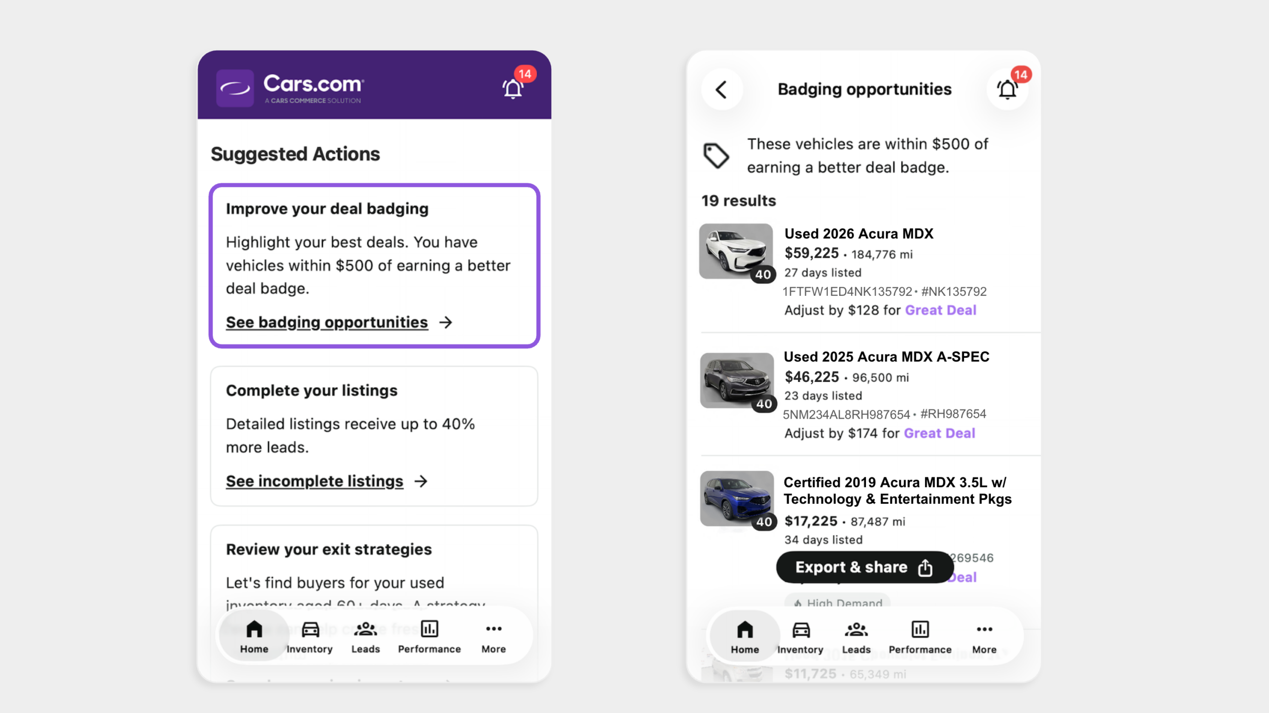 Improve your deal badging