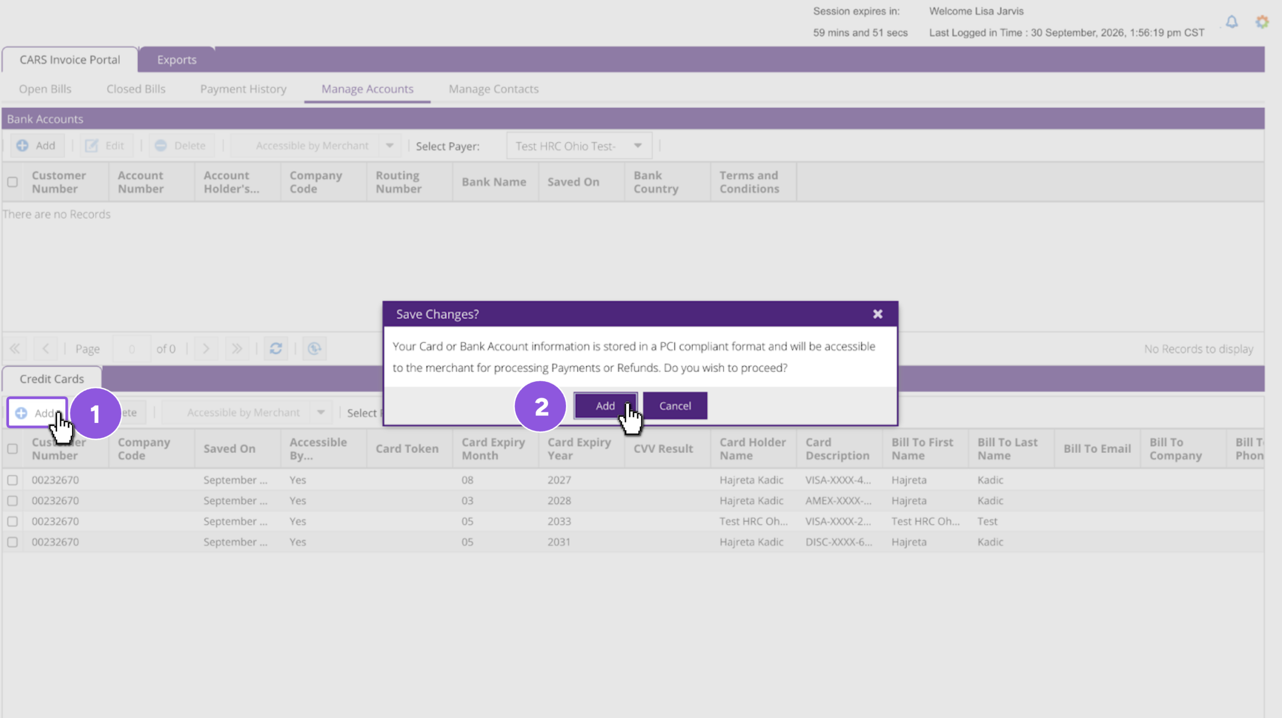 Add payment type