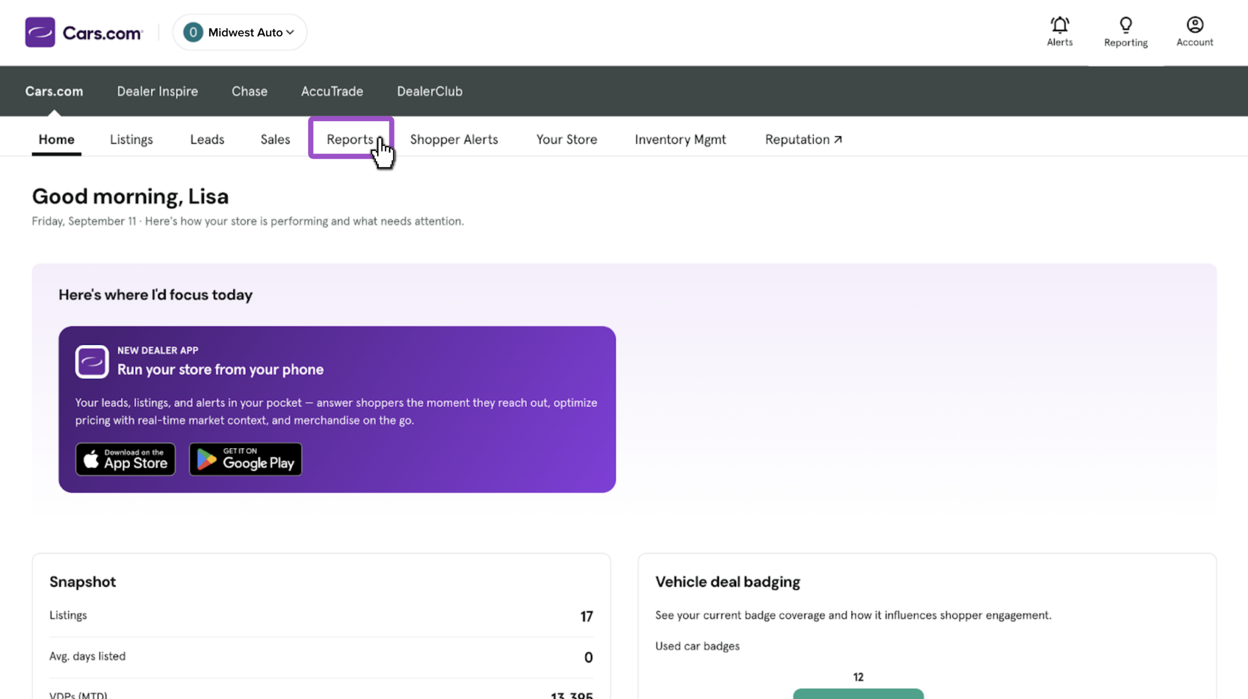 Click Reports